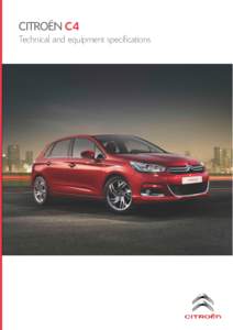 CITROËN C4  Technical and equipment specifications CITROËN C4