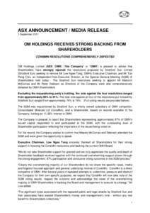 Microsoft Word - 1 Sept 11_OM Holdings SGM Outcome Media Release FINAL