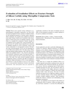 資料H25Experimental Mechanics:687–697 DOIs11340Evaluation of Irradiation Effects on Fracture Strength