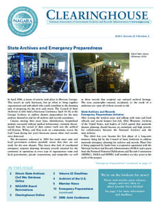 CLEARINGHOUSE  National Association of Government Archives and Records Administrators • www.nagara.org 2006 •  Volume 22 • Number 2