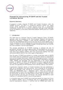 Microsoft Word - TF-CSIRT Restructuring Proposal-v4.doc