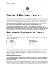 Microsoft Word - Transfer of Risk Guide - Contracts[removed]