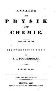 Annalen der Physik und Chemie