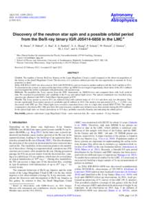 Astronomy & Astrophysics A&A 542, A109[removed]DOI: [removed][removed]