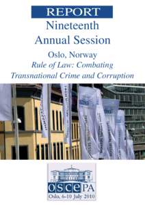 REPORT  Nineteenth Annual Session Oslo, Norway Rule of Law: Combating