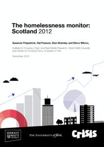 The homelessness monitor: Scotland 2012 Suzanne Fitzpatrick, Hal Pawson, Glen Bramley and Steve Wilcox, Institute for Housing, Urban and Real Estate Research, Heriot-Watt University and Centre for Housing Policy, Univers