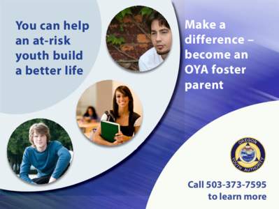 You can help an at-risk youth build a better life  Make a