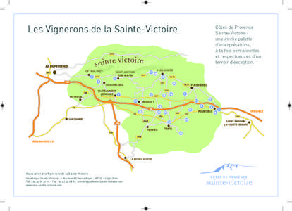 Les Vignerons de la Sainte-Victoire  Côtes de Provence Sainte-Victoire : une infinie palette d’interprétations,