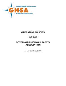 Management / Private law / Governors Highway Safety Association / Board of directors / Law / Conflict of interest / Corporate governance / Business / Corporations law
