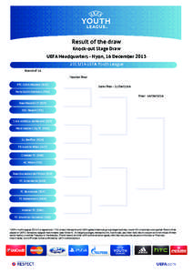 [removed]UYL - Knock-out Stage Draw - Bracket_vs