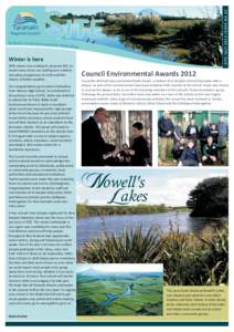 SITE JULY 2012 ISSUE NO.62  Taranaki Regional Council Schools in the environm