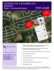 DOVEDALE DR. & WOODBINE AVE. KESWICK Retail / Commercial Space FOR  LEASE