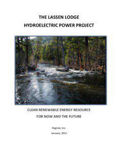 THE LASSEN LODGE HYDROELECTRIC POWER PROJECT