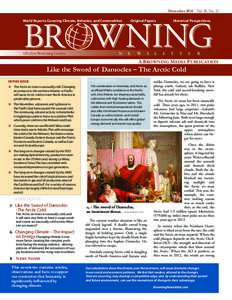 December 2014 Vol. 39, No. 12  BR WNING World Reports Covering Climate, Behavior, and Commodities