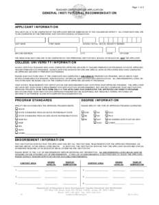 TEACHER CERTIFICATION APPLICATION