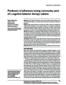 Abnormal psychology / Treatment of bipolar disorder / Mood disorders / Mental health / Bipolar spectrum / Management of depression / Major depressive disorder / Cognitive behavioral therapy / Antidepressant / Psychiatry / Mind / Emotion