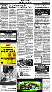 ♦ The Fulton County News ♦  REAL ESTATE PAGE B8