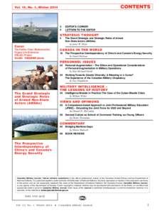 Vol. 15, No. 1, Winter 2014  	CONTENTS 3	 4