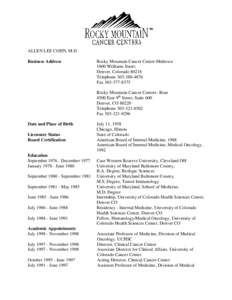 Anatomical pathology / Carcinoma / Gynaecological cancer / Lung cancer / Squamous-cell carcinoma / Wolfram Samlowski / Nicholas J. Vogelzang / Medicine / Oncology / Oncologists