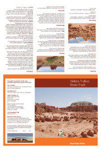 Utah state parks / Goblin Valley State Park / San Rafael Swell / Goblin / Entrada Sandstone / Capitol Reef National Park / Utah / Colorado Plateau / Geography of the United States