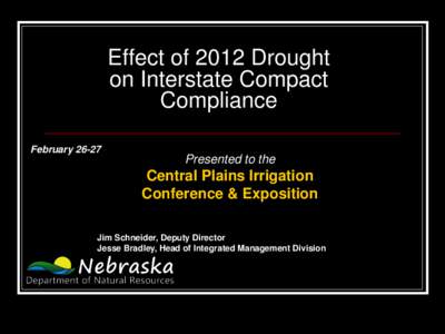 Nebraska’s Integrated Water Management Planning Process