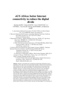 Microsoft Word - eGY-Africa-digital-divide.doc