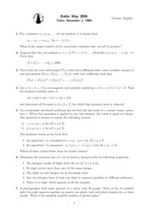 Ring theory / Elementary number theory / Elementary mathematics / Integer sequences / Integer / Binomial coefficient / Pythagorean triple / Mathematics / Abstract algebra / Algebraic number theory