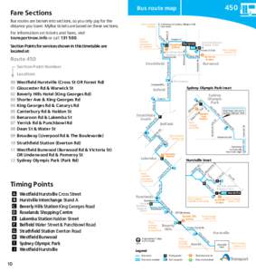 Continues to Sydney Olympic Park (see inset) Burwood G Strathfield Station