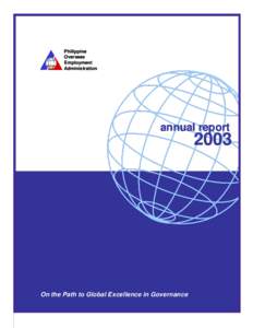 Philippine Overseas Employment Administration  annual report