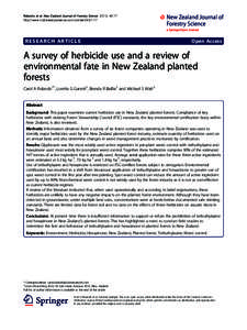 Rolando et al. New Zealand Journal of Forestry Science 2013, 43:17 http://www.nzjforestryscience.com/contentRESEARCH ARTICLE  Open Access