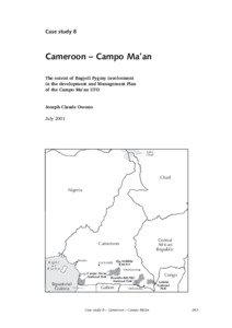 Case study 8  Cameroon – Campo Ma’an