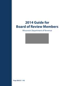 2014 Guide for Board of Review Members