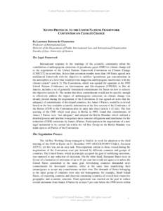 Laurence Boisson de Chazournes, Professor of International Law, Director of the Department of Public International Law and International Organization, Faculty of Law, University of Geneva - English