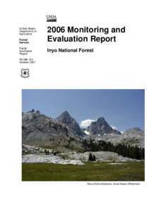 Sierra National Forest / Western United States / John Muir Wilderness / Ansel Adams Wilderness / Geography of California / Protected areas of the United States / Inyo National Forest