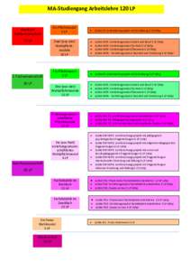 MA-Studiengang Arbeitslehre 120 LP  Kernfach Fachwissenschaft 15 LP