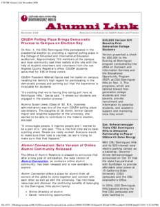 CSUDH Alumni Link November 2008