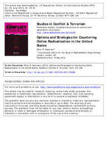 This article was downloaded by: [S Rajaratnam School of International Studies NTU] On: 02 June 2013, At: 20:51 Publisher: Routledge