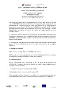 Ministério da Educação e Ciência – AGRUPAMENTO DE ESCOLAS DE PONTE DE LIMA – Escola Secundária de Ponte de Lima