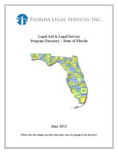 Legal Aid & Legal Service Program Directory – State of Florida