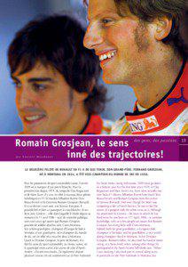 des gens, des passions  Romain Grosjean, le sens