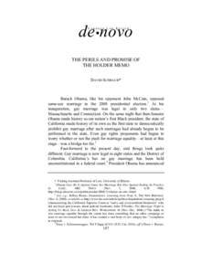 de•novo CARDOZO LAW REVIEW    THE PERILS AND PROMISE OF