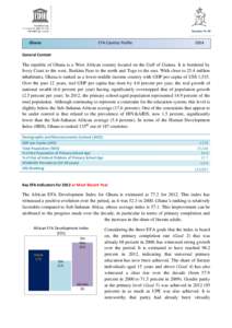 Ghana  EFA Country Profile 2014