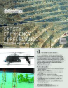 SAFETY EFFICIENCY PERFORMANCE FOR NEAR EARTH FLIGHT  s1 turnkey survey system