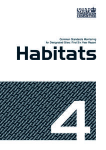 Habitats - Common Standards Monitoring for Designated Sites: First Six Year Report