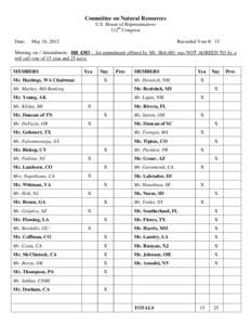 United States House Committee on Natural Resources