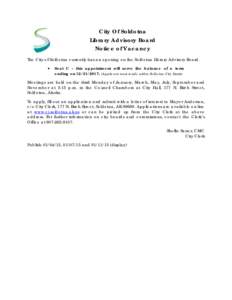 Private law / Soldotna Airport / Planning and zoning commission / Conflict of interest / Board of directors / Business / Law / Soldotna /  Alaska