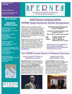 Volume 5, Issue 2 April 2006 Written and Edited By: Charrise M. O’Neill, RN, BS, CCRC Edward P. Sloan, MD, MPH