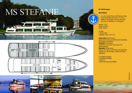 MS Stefanie  Bis 150 Personen