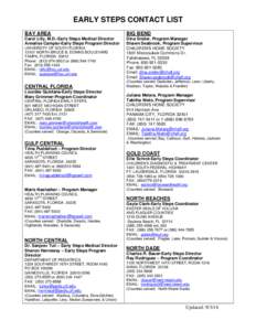 Microsoft Word - EARLY STEPS CONTACT LIST (2).doc