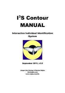 3  I S Contour MANUAL Interactive Individual Identification System